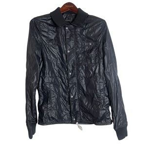 JOHN VARVATOS STAR USA Men’s Black Quilted Nylon Jacket Size S Casual